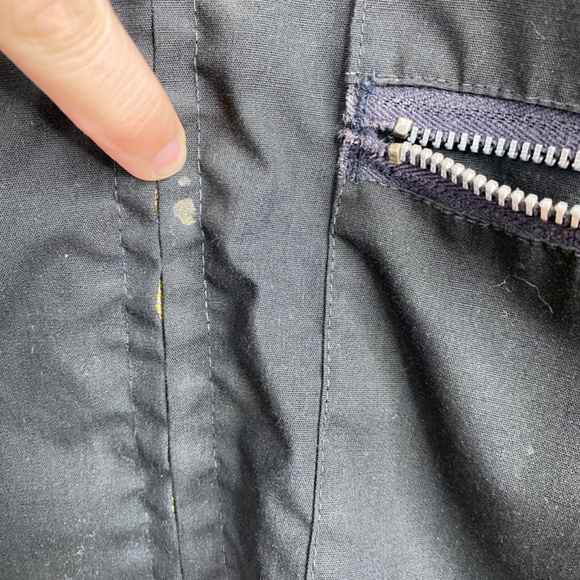 VTG Yamaha Jacket M 70s Unlined Yellow Motocross Moto Racing Medal Patch Pocket - Picture 6 of 14